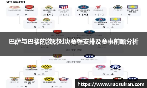 巴萨与巴黎的激烈对决赛程安排及赛事前瞻分析