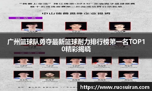 广州篮球队勇夺最新篮球耐力排行榜第一名TOP10精彩揭晓